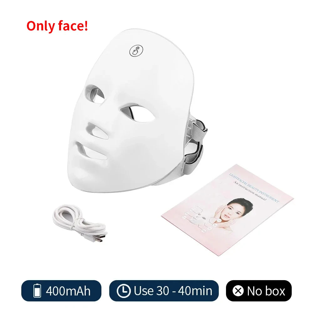 7 Colors LED Face Mask — Red Light Therapy