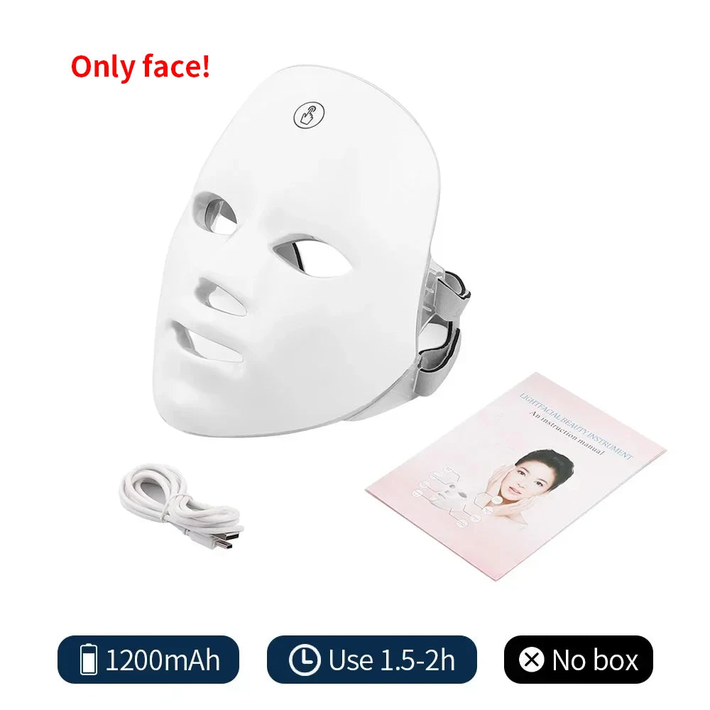 7 Colors LED Face Mask — Red Light Therapy